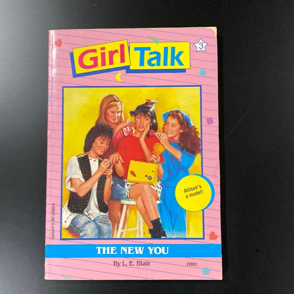 Girl Talk #3: The New You by L. E. Blair - Vintage Paperback Novel